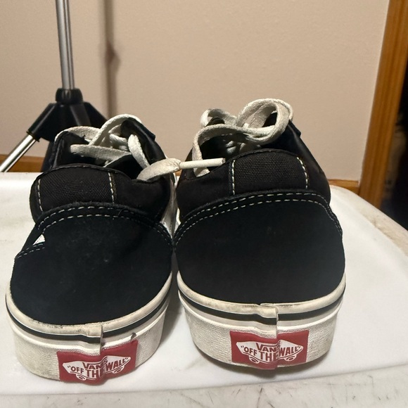 Vans Black and White Women's Sneakers - Picture 3 of 5